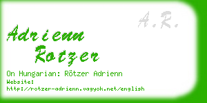 adrienn rotzer business card