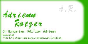 adrienn rotzer business card